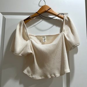 h&m cropped top